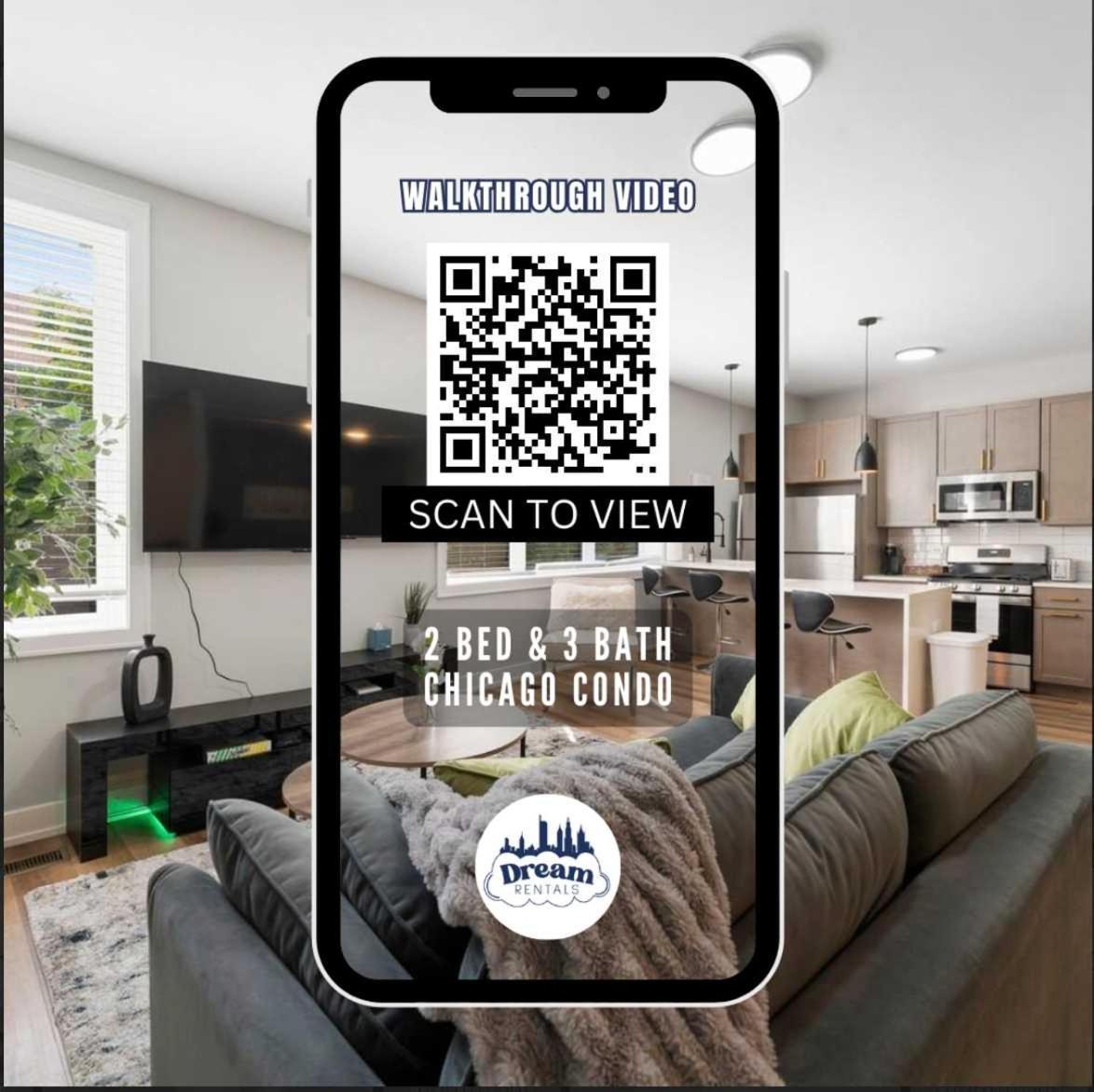 2 Bed & 3 Bath Chicago Condo Экстерьер фото