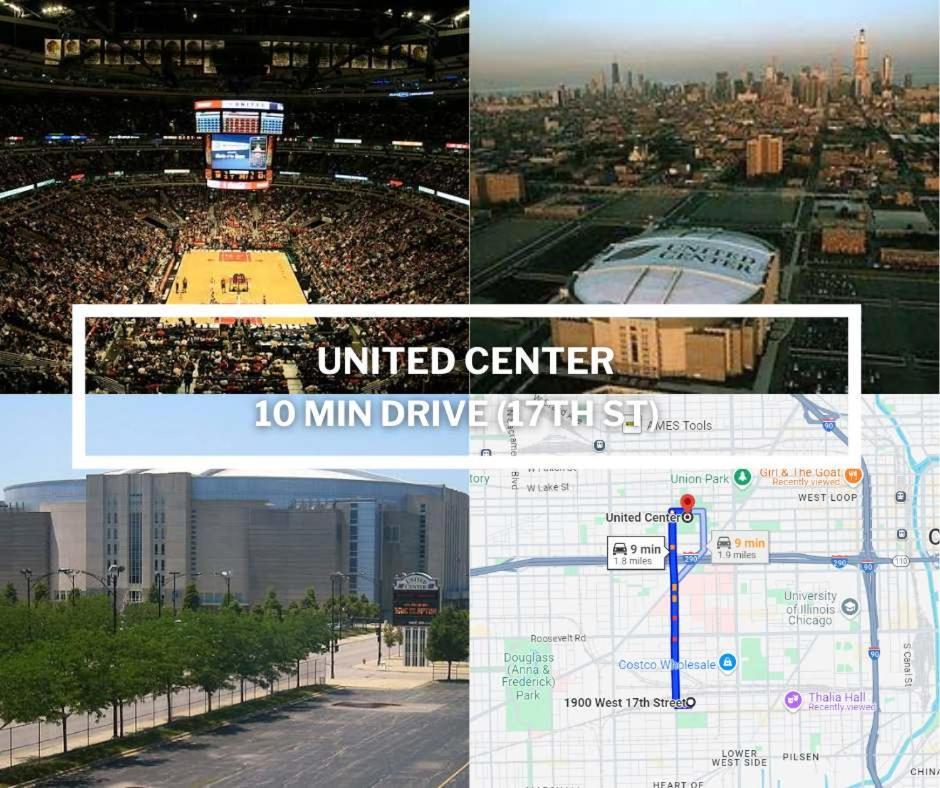 2 Bed & 3 Bath Chicago Condo Экстерьер фото