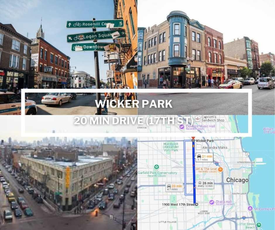 2 Bed & 3 Bath Chicago Condo Экстерьер фото