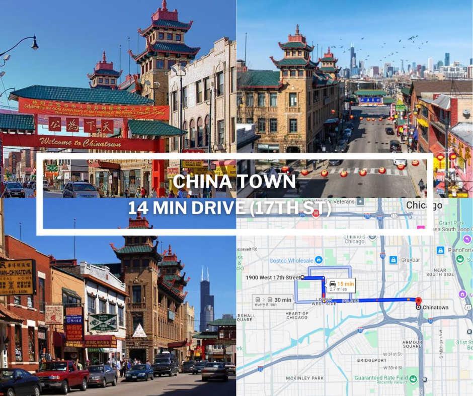 2 Bed & 3 Bath Chicago Condo Экстерьер фото